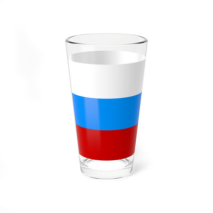 Flag of Russia Soviet Colors (Russia) Pint Glass 16oz