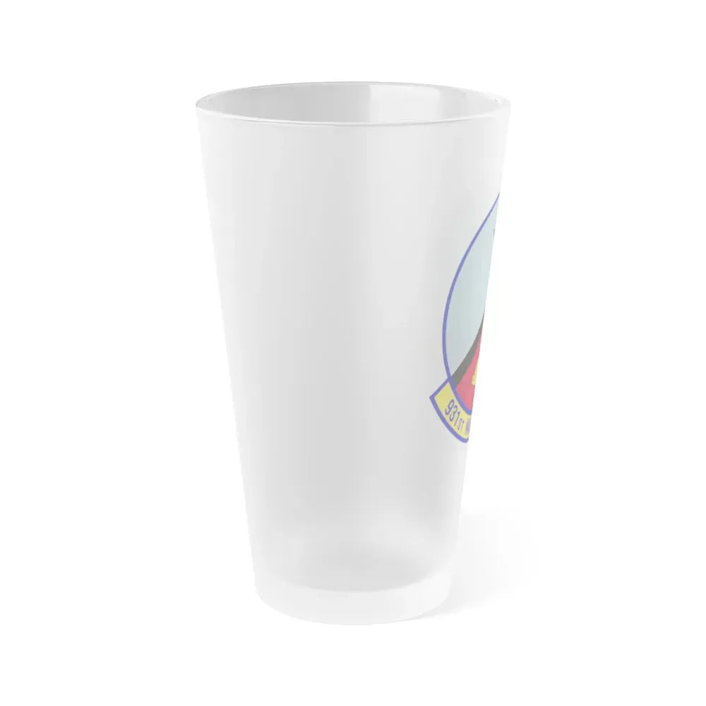 931st Maintenance Operations Flight (U.S. Air Force) Frosted Pint Glass 16oz - Go Mug Yourself