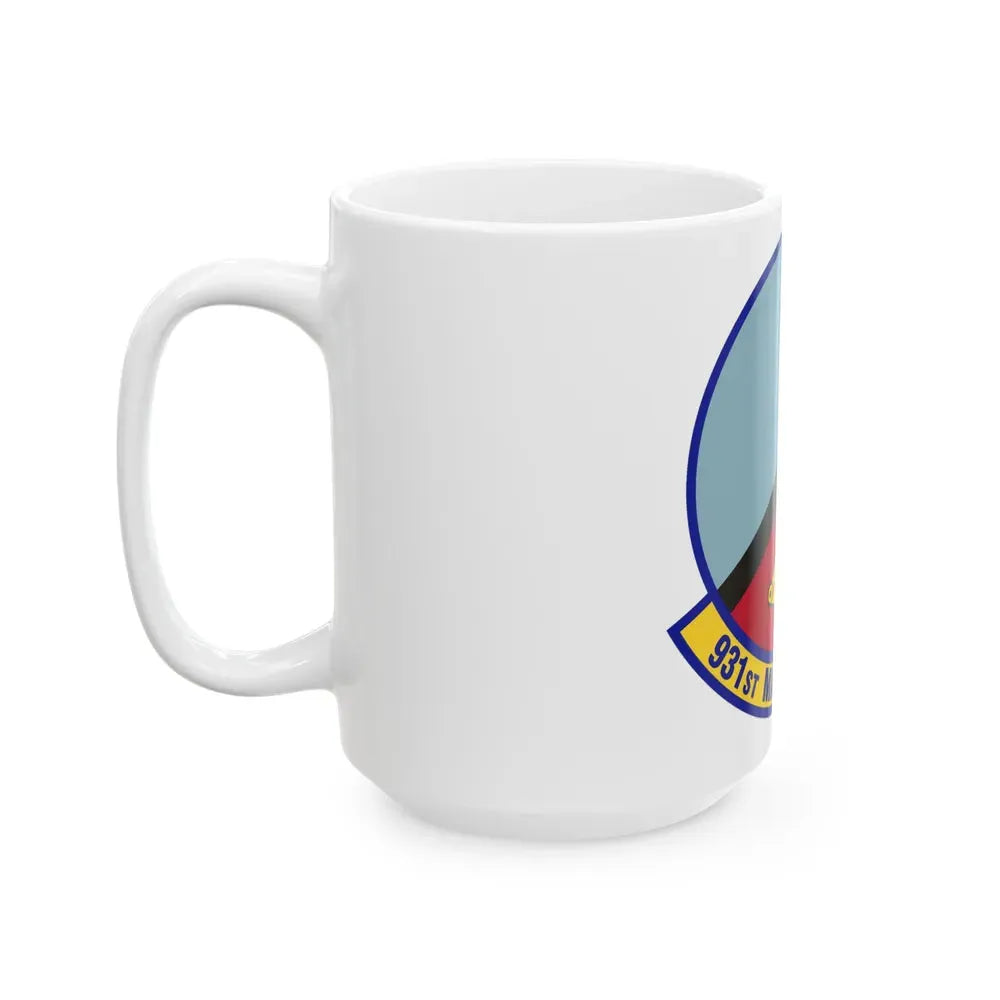 931st Maintenance Operations Flight (U.S. Air Force) White Coffee Mug - Go Mug Yourself