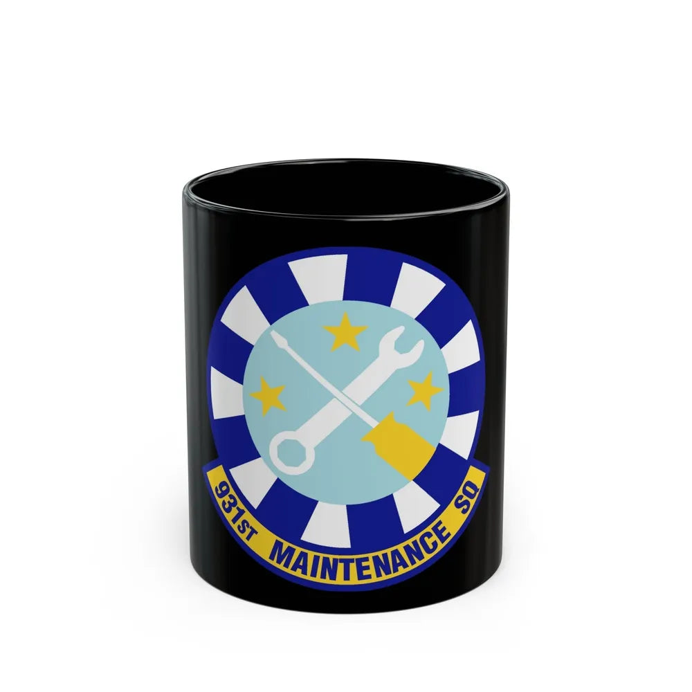 931st Maintenance Squadron (U.S. Air Force) Black Coffee Mug-11oz-Go Mug Yourself