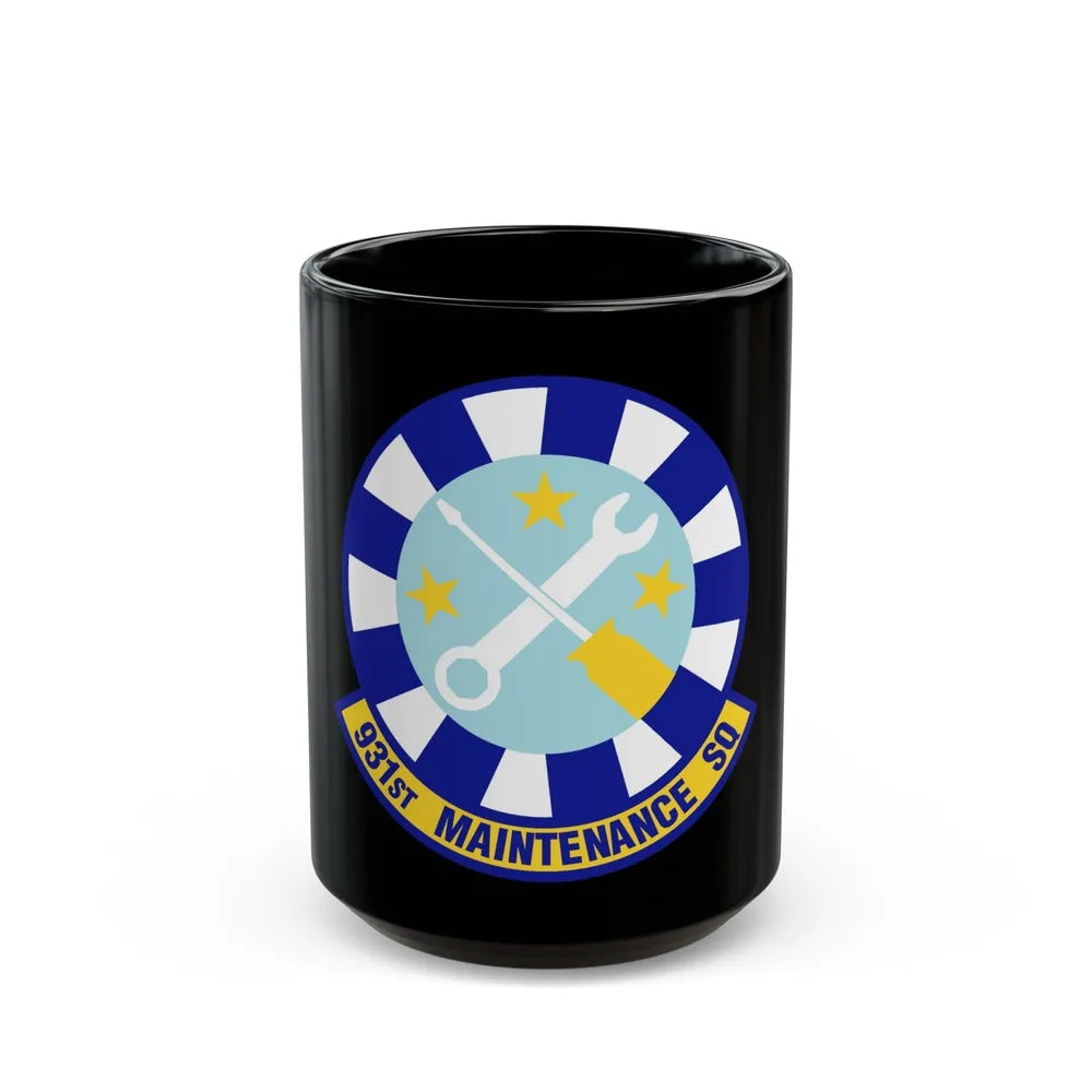 931st Maintenance Squadron (U.S. Air Force) Black Coffee Mug-15oz-Go Mug Yourself