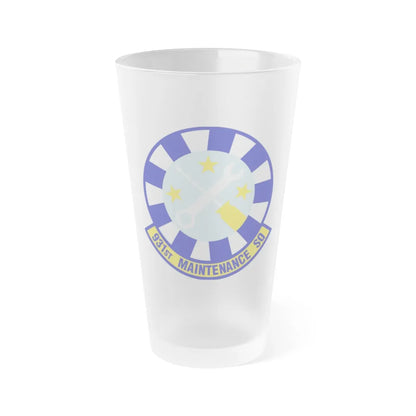 931st Maintenance Squadron (U.S. Air Force) Frosted Pint Glass 16oz-Go Mug Yourself