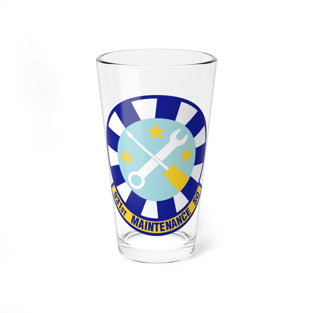 931st Maintenance Squadron (U.S. Air Force) Pint Glass 16oz-16oz-Go Mug Yourself