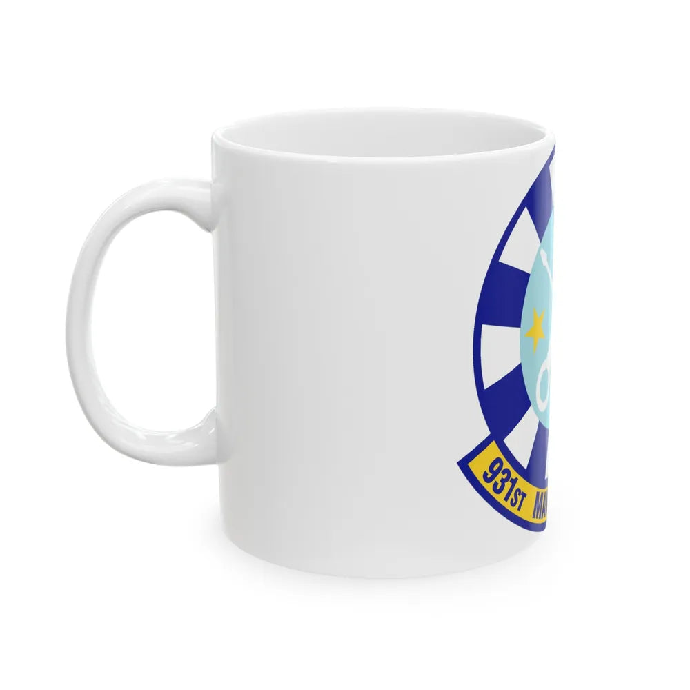 931st Maintenance Squadron (U.S. Air Force) White Coffee Mug-Go Mug Yourself