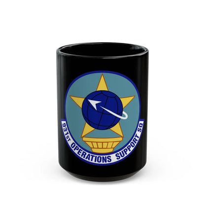 931st Operations Support Squadron (U.S. Air Force) Black Coffee Mug-15oz-Go Mug Yourself