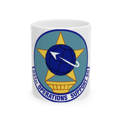 931st Operations Support Squadron (U.S. Air Force) White Coffee Mug-11oz-Go Mug Yourself