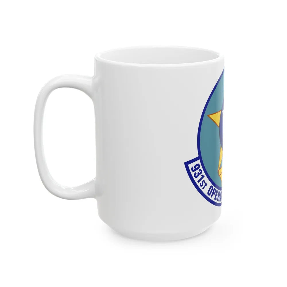 931st Operations Support Squadron (U.S. Air Force) White Coffee Mug-Go Mug Yourself