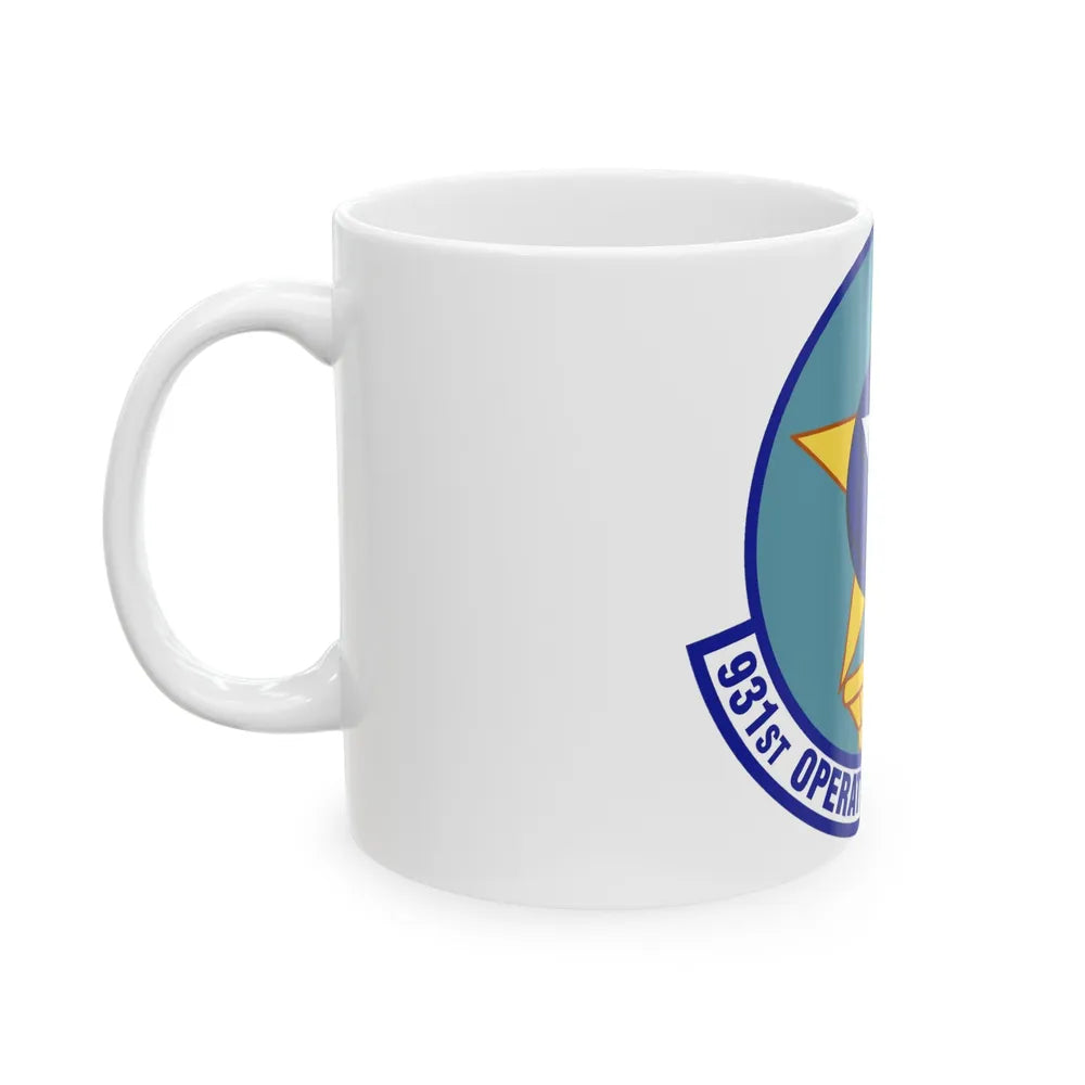 931st Operations Support Squadron (U.S. Air Force) White Coffee Mug-Go Mug Yourself