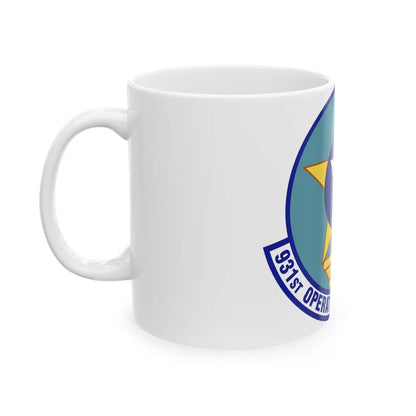 931st Operations Support Squadron (U.S. Air Force) White Coffee Mug-Go Mug Yourself