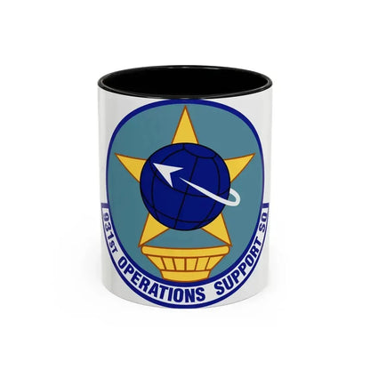 931st Operations Support Squadron (U.S. Air Force) Accent Coffee Mug 11oz Black - Go Mug Yourself