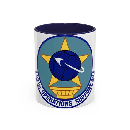 931st Operations Support Squadron (U.S. Air Force) Accent Coffee Mug 11oz Navy - Go Mug Yourself