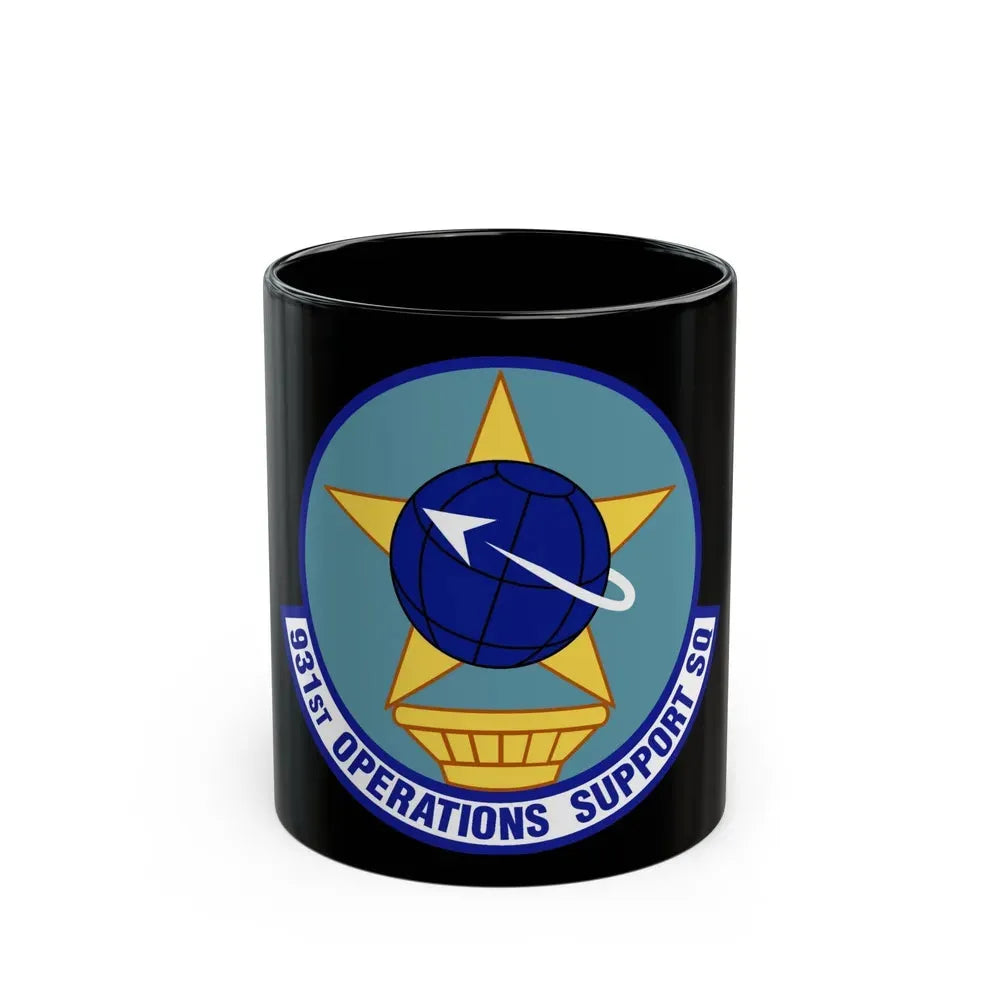 931st Operations Support Squadron (U.S. Air Force) Black Coffee Mug 11oz - Go Mug Yourself