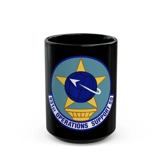 931st Operations Support Squadron (U.S. Air Force) Black Coffee Mug 15oz - Go Mug Yourself