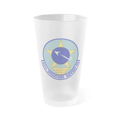 931st Operations Support Squadron (U.S. Air Force) Frosted Pint Glass 16oz 16oz Frosted - Go Mug Yourself