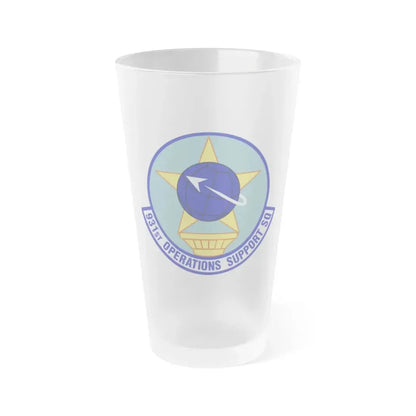 931st Operations Support Squadron (U.S. Air Force) Frosted Pint Glass 16oz 16oz Frosted - Go Mug Yourself