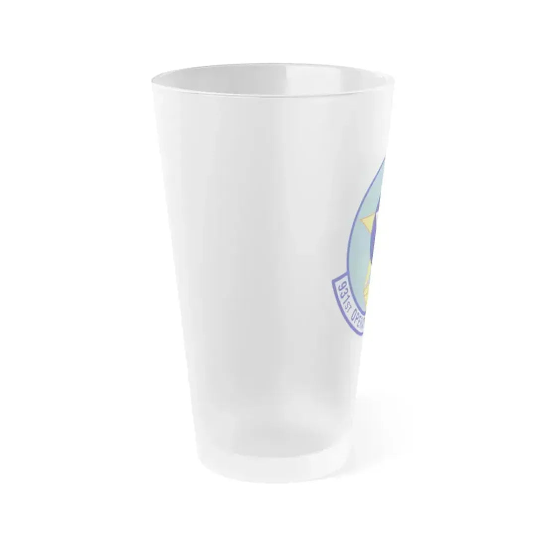 931st Operations Support Squadron (U.S. Air Force) Frosted Pint Glass 16oz - Go Mug Yourself