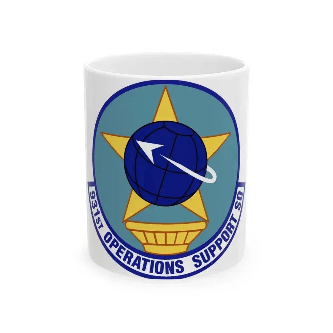 931st Operations Support Squadron (U.S. Air Force) White Coffee Mug 11oz - Go Mug Yourself