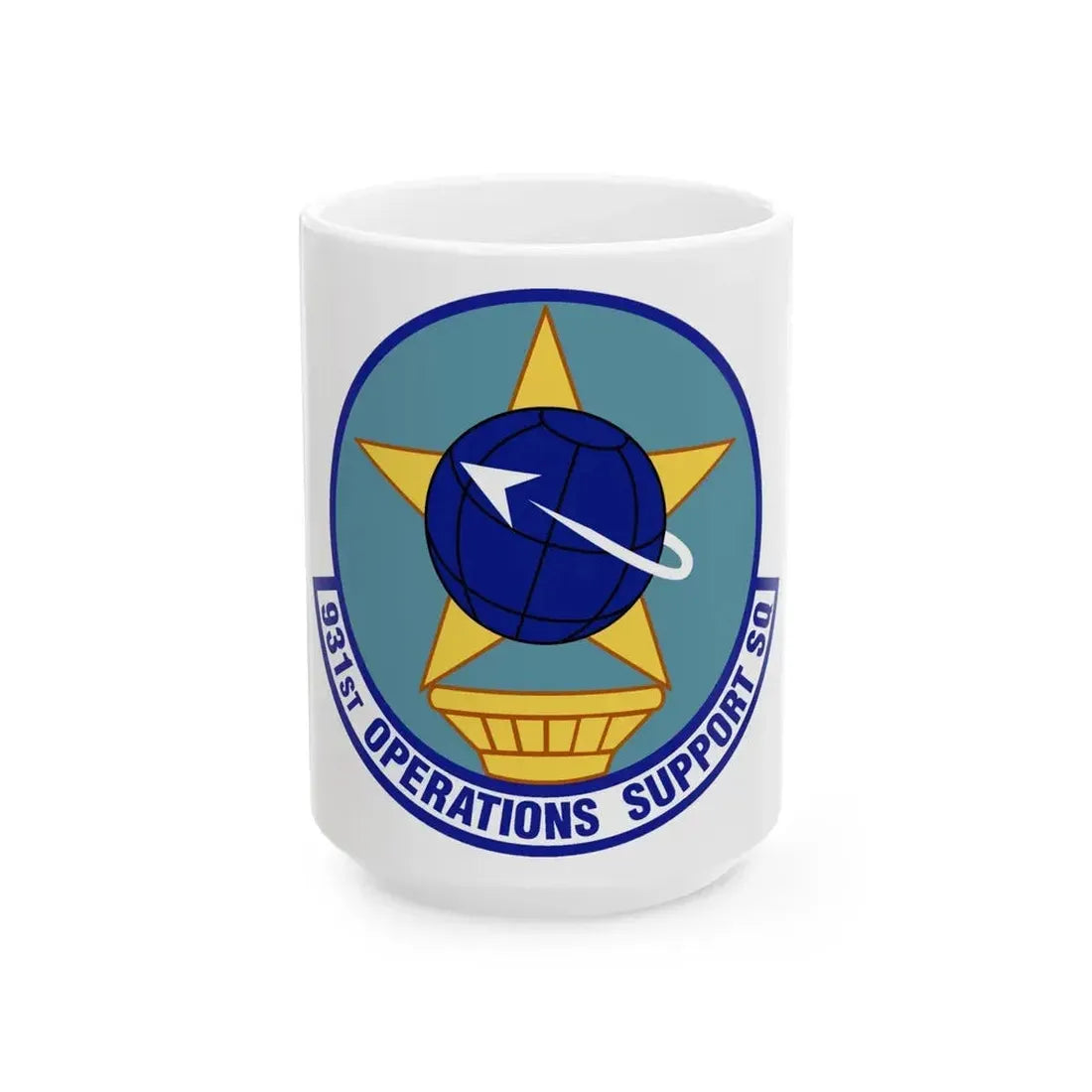 931st Operations Support Squadron (U.S. Air Force) White Coffee Mug 15oz - Go Mug Yourself