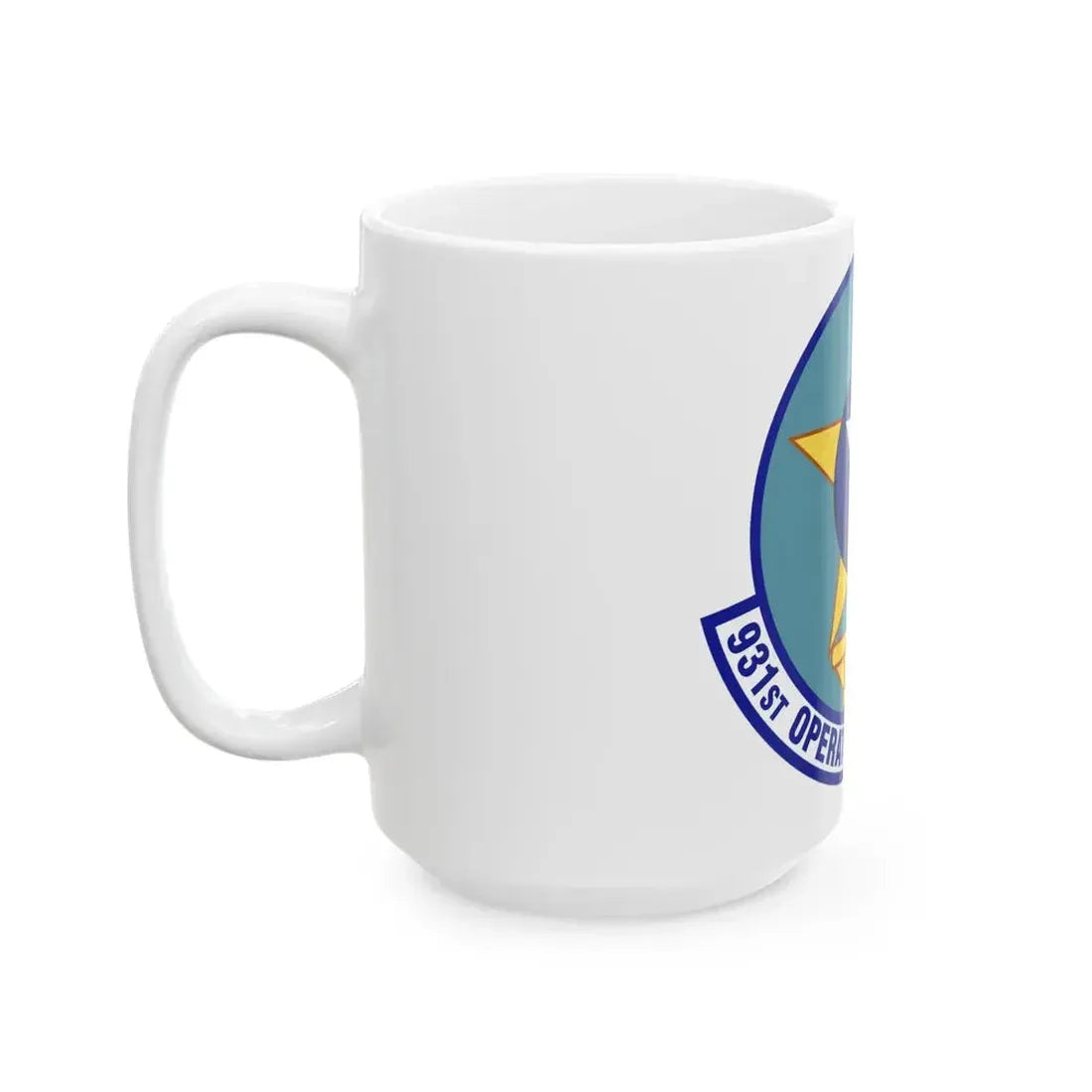 931st Operations Support Squadron (U.S. Air Force) White Coffee Mug - Go Mug Yourself