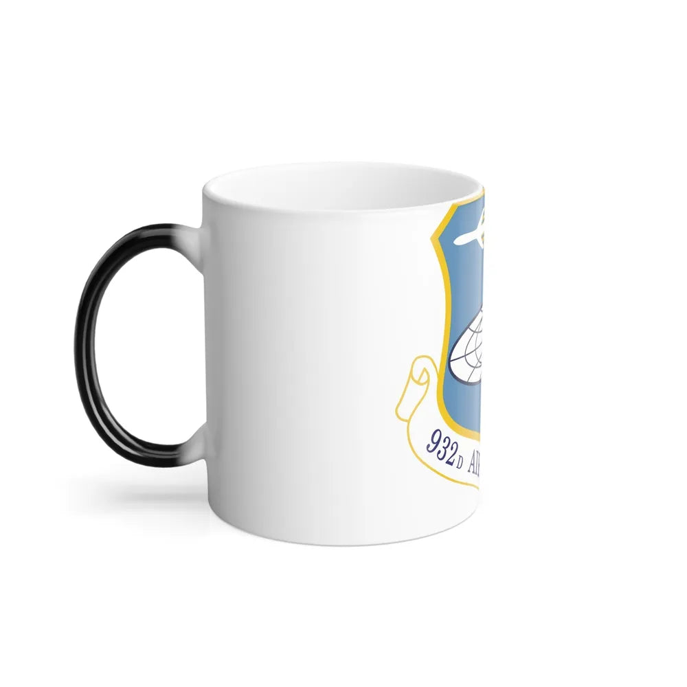 932 Airlift Wing AFRC (U.S. Air Force) Color Changing Coffee Mug-Go Mug Yourself