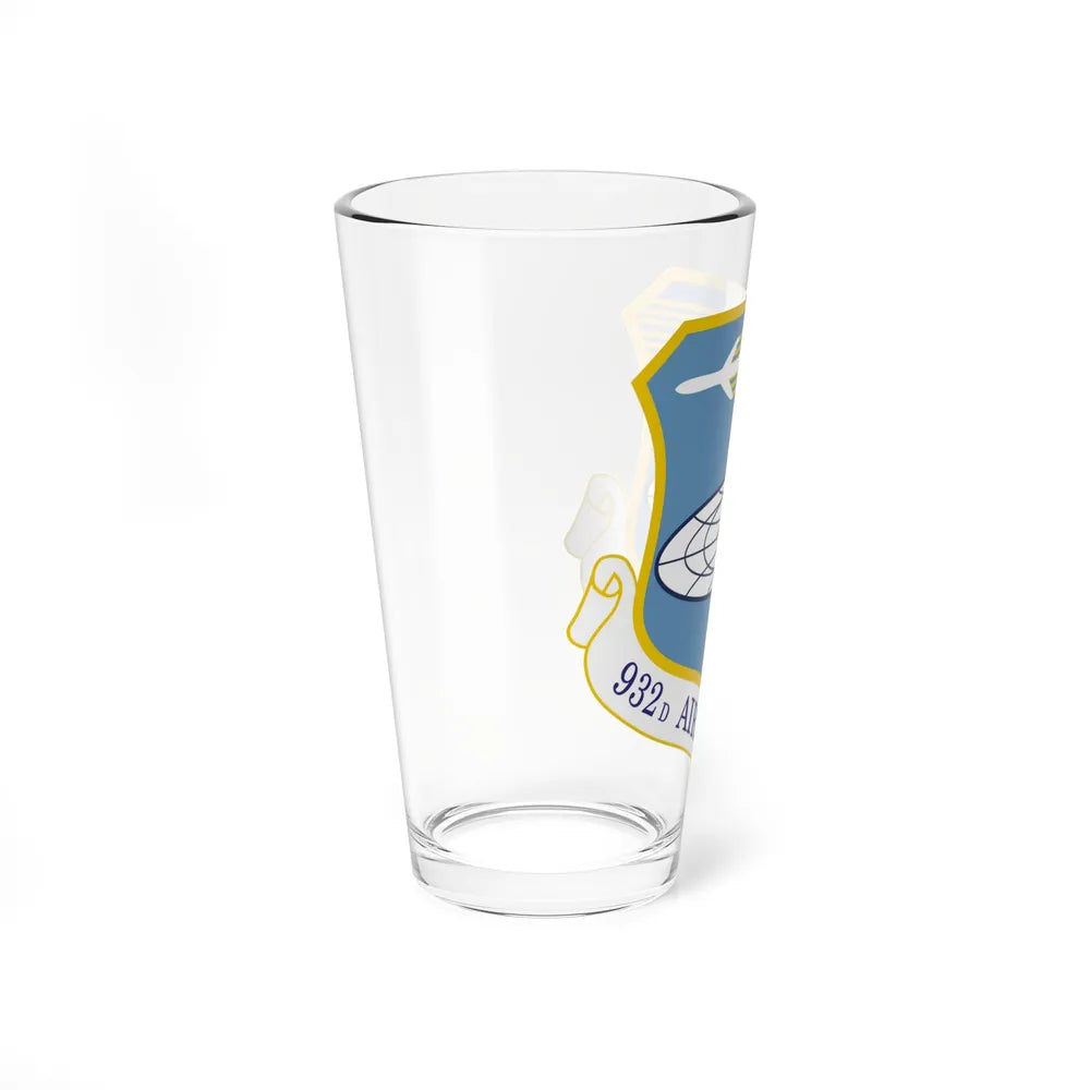 932 Airlift Wing AFRC (U.S. Air Force) Pint Glass 16oz-Go Mug Yourself