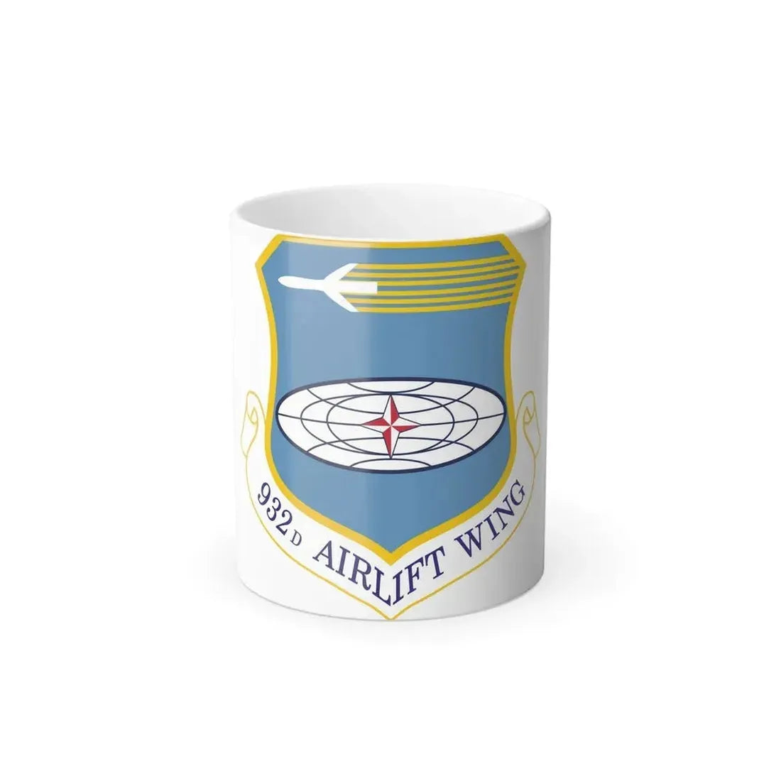 932 Airlift Wing AFRC (U.S. Air Force) Color Changing Coffee Mug 11oz - Go Mug Yourself