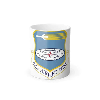 932 Airlift Wing AFRC (U.S. Air Force) Color Changing Coffee Mug 11oz - Go Mug Yourself