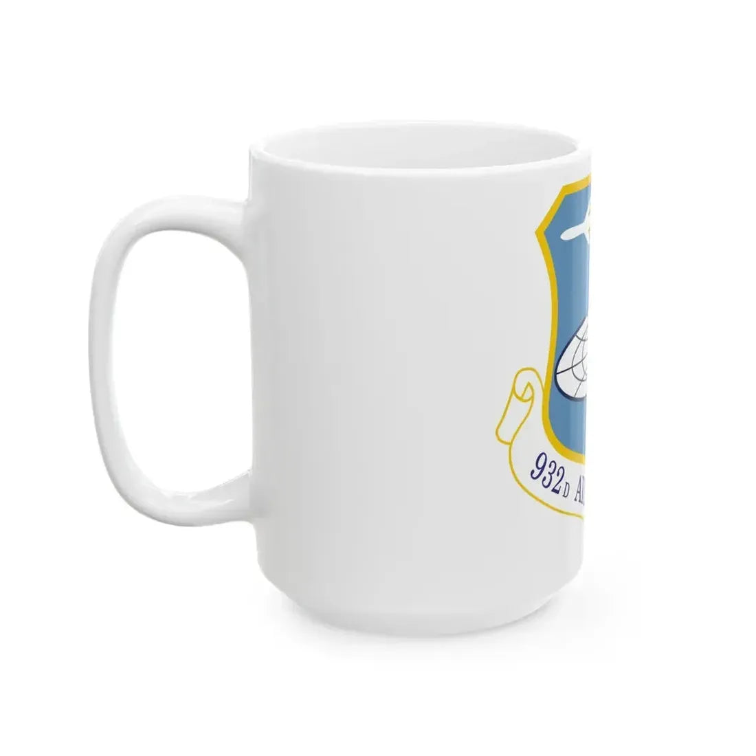 932 Airlift Wing AFRC (U.S. Air Force) White Coffee Mug - Go Mug Yourself