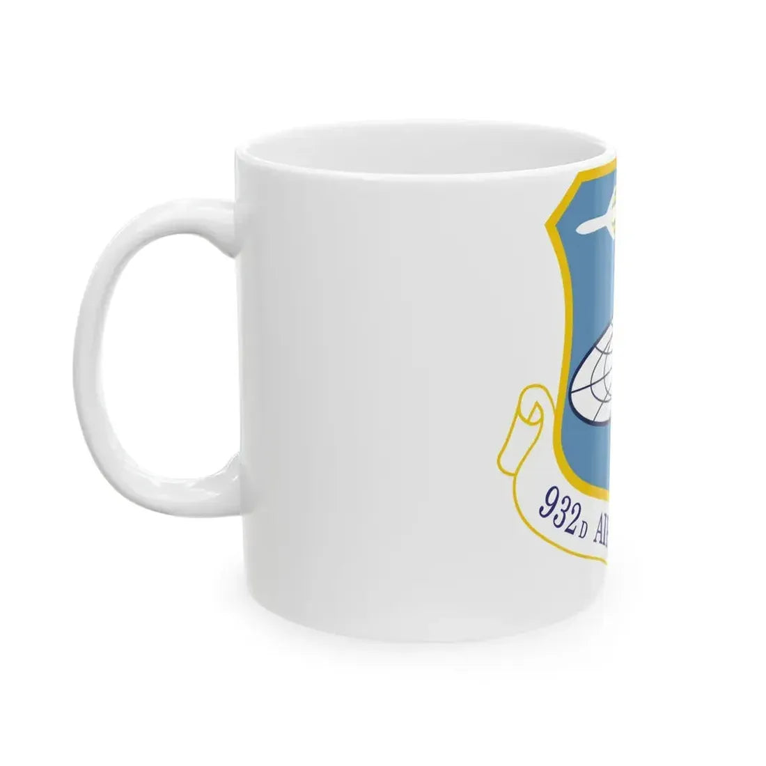 932 Airlift Wing AFRC (U.S. Air Force) White Coffee Mug - Go Mug Yourself