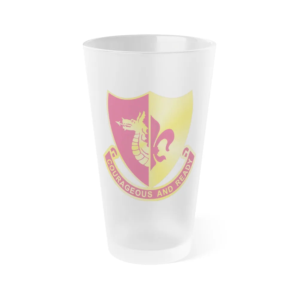 932 Field Artillery Battalion (U.S. Army) Frosted Pint Glass 16oz-Go Mug Yourself