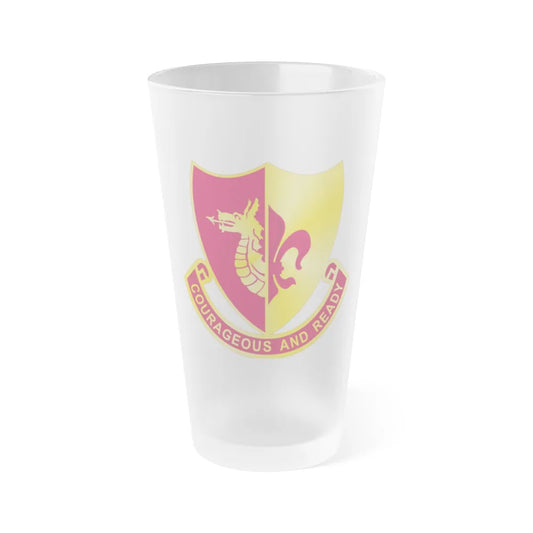 932 Field Artillery Battalion (U.S. Army) Frosted Pint Glass 16oz-Go Mug Yourself