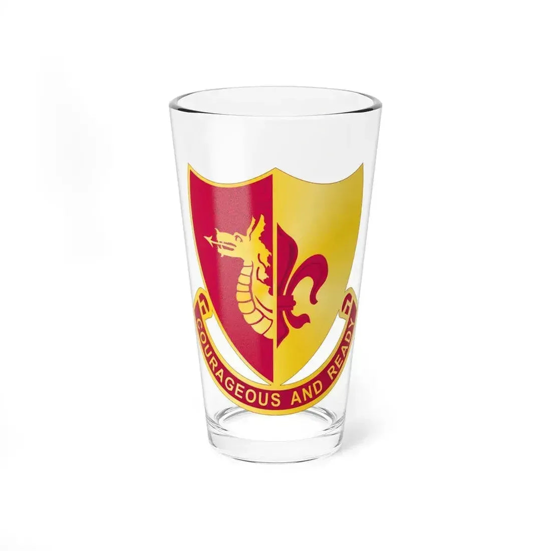 932 Field Artillery Battalion (U.S. Army) Pint Glass 16oz 16oz - Go Mug Yourself