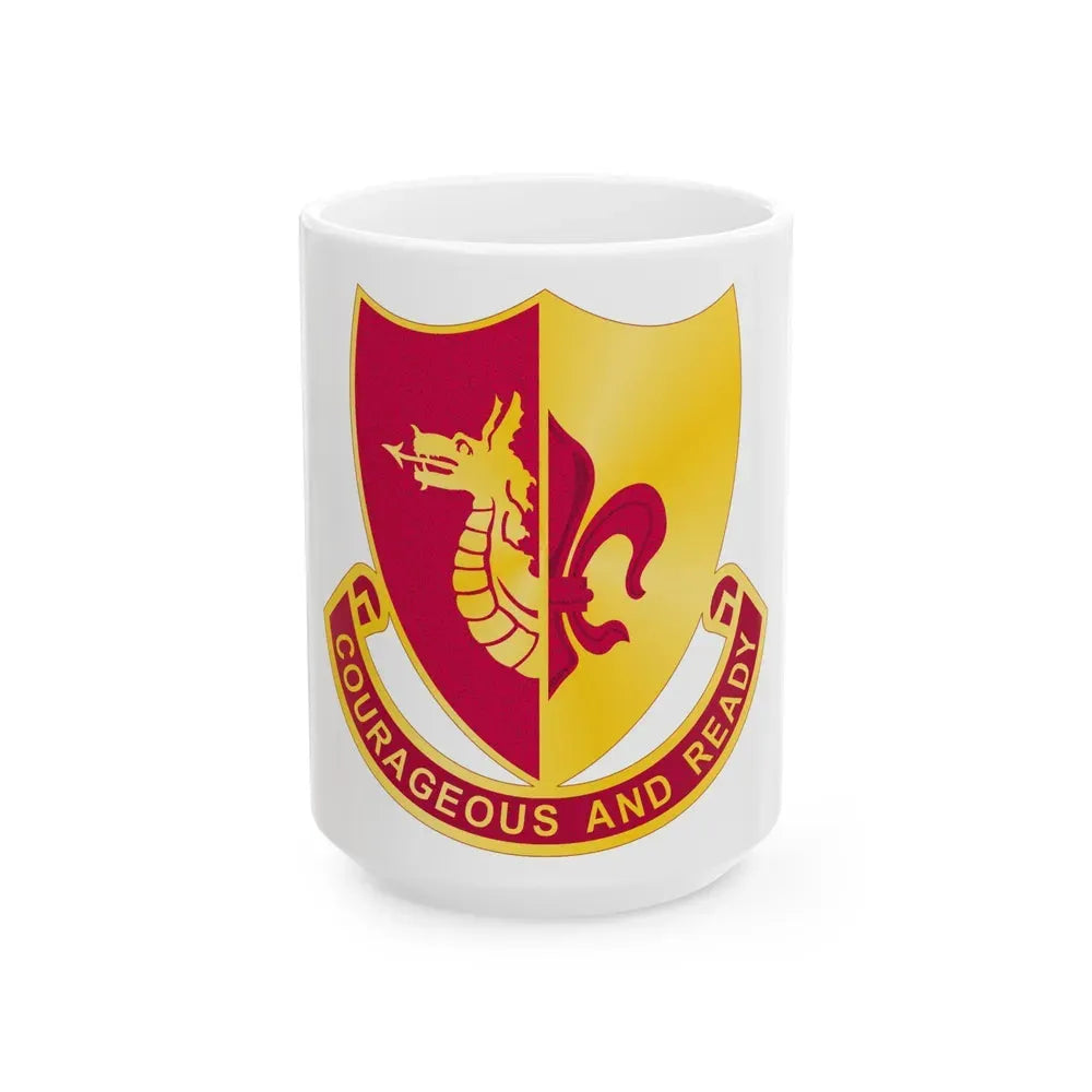932 Field Artillery Battalion (U.S. Army) White Coffee Mug 15oz - Go Mug Yourself