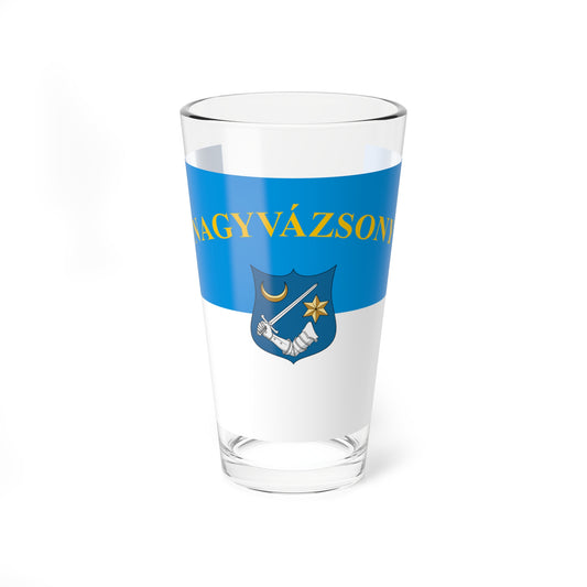Flag of Nagyvazsony (Hungary) Pint Glass 16oz