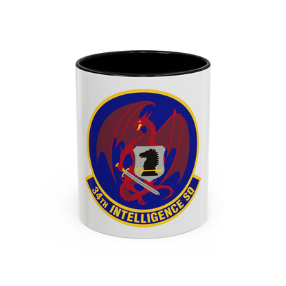 34th Intelligence Squadron (U.S. Air Force) Accent Coffee Mug