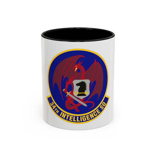 34th Intelligence Squadron (U.S. Air Force) Accent Coffee Mug