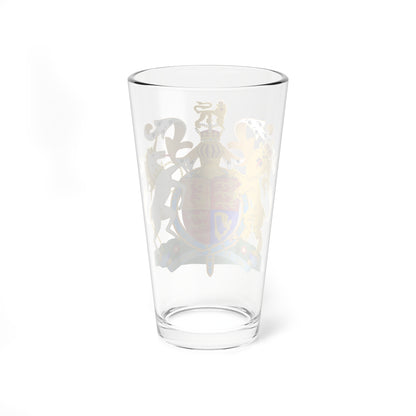 UK Royal Coat of Arms (United Kingdom) (Coat of Arms) Pint Glass 16oz