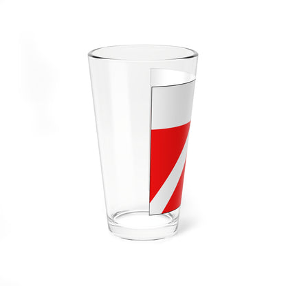 Flag of Yens Switzerland - Pint Glass 16oz