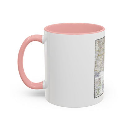 USA - Southeastern (1947) (Map) Accent Coffee Mug