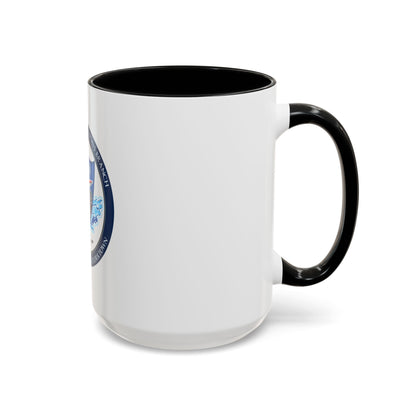 USCGC Training Yorktown (U.S. Coast Guard) Accent Coffee Mug