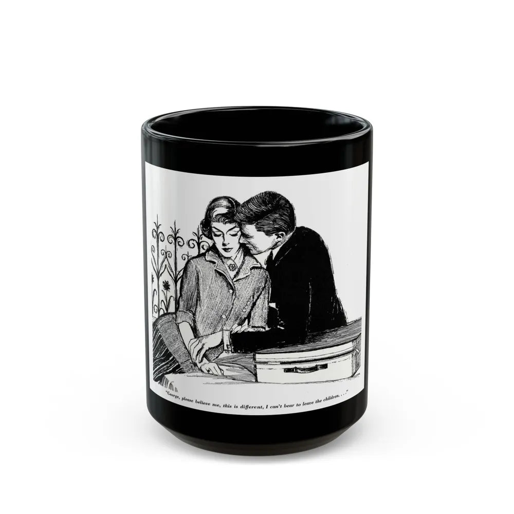 Farewell, Adele, Redbook, December 1957 - Black Coffee Mug-15oz-Go Mug Yourself