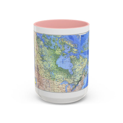 Canada (1985) (Map) Accent Coffee Mug