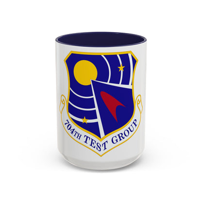 704 Test Group AFMC (U.S. Air Force) Accent Coffee Mug