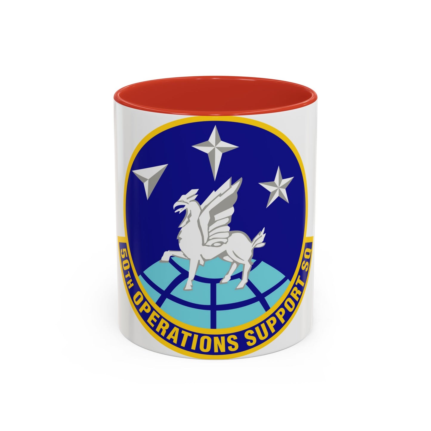 50th Operations Support Squadron (U.S. Air Force) Accent Coffee Mug