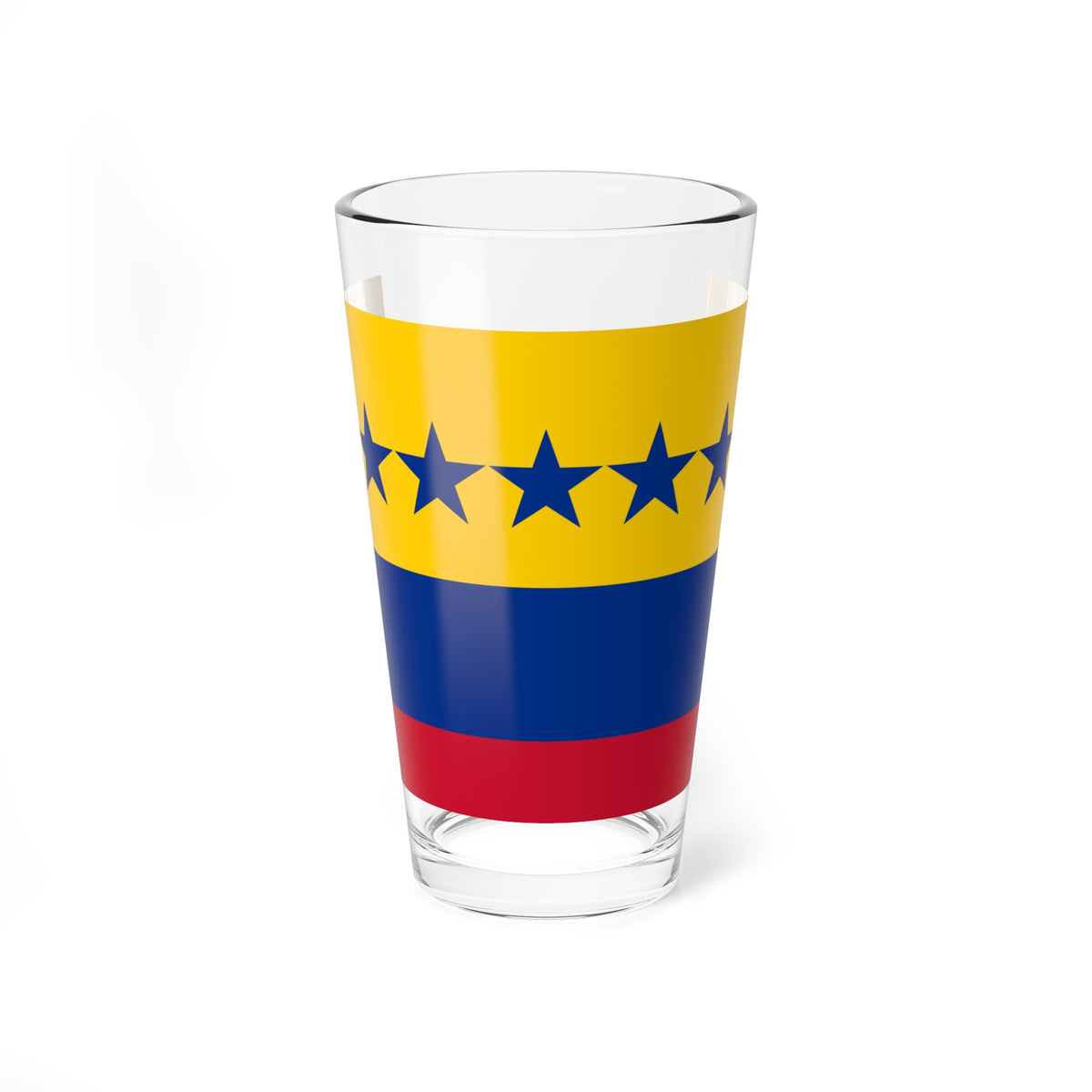 Bandera de la Tercera Republica de Venezuela 1817 version 1 (Venezuela) Pint Glass 16oz