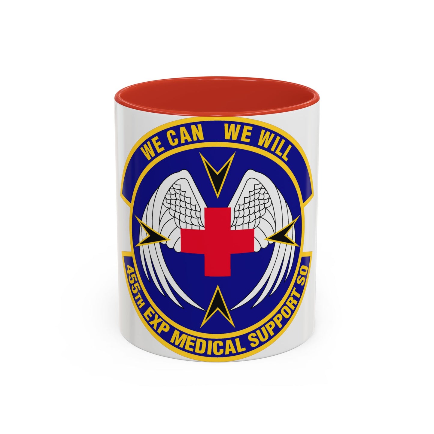 455th Expeditionary Medical Support Squadron (U.S. Air Force) Accent Coffee Mug