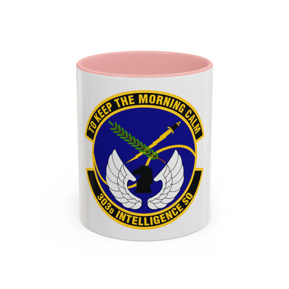 303d Intelligence Squadron (U.S. Air Force) Accent Coffee Mug