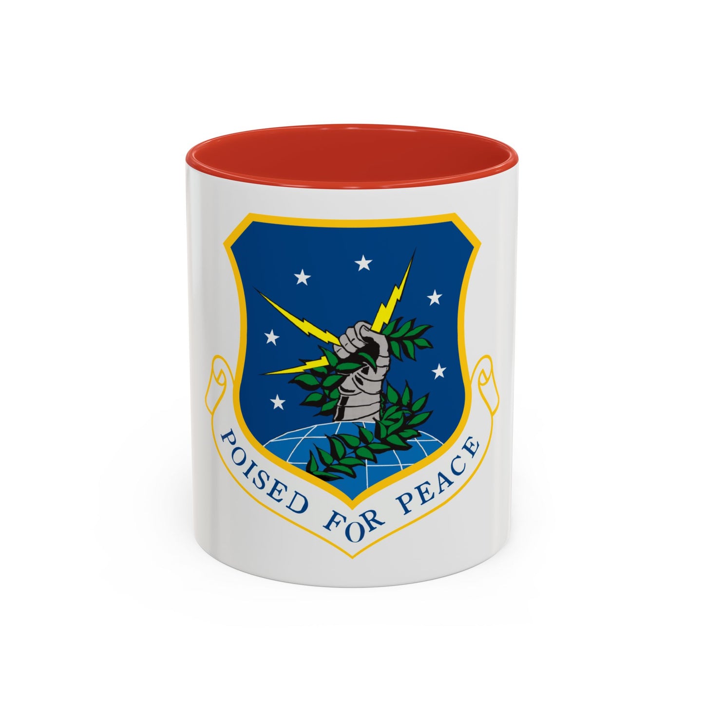 91st Space Wing (U.S. Air Force) Accent Coffee Mug