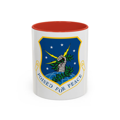 91st Space Wing (U.S. Air Force) Accent Coffee Mug
