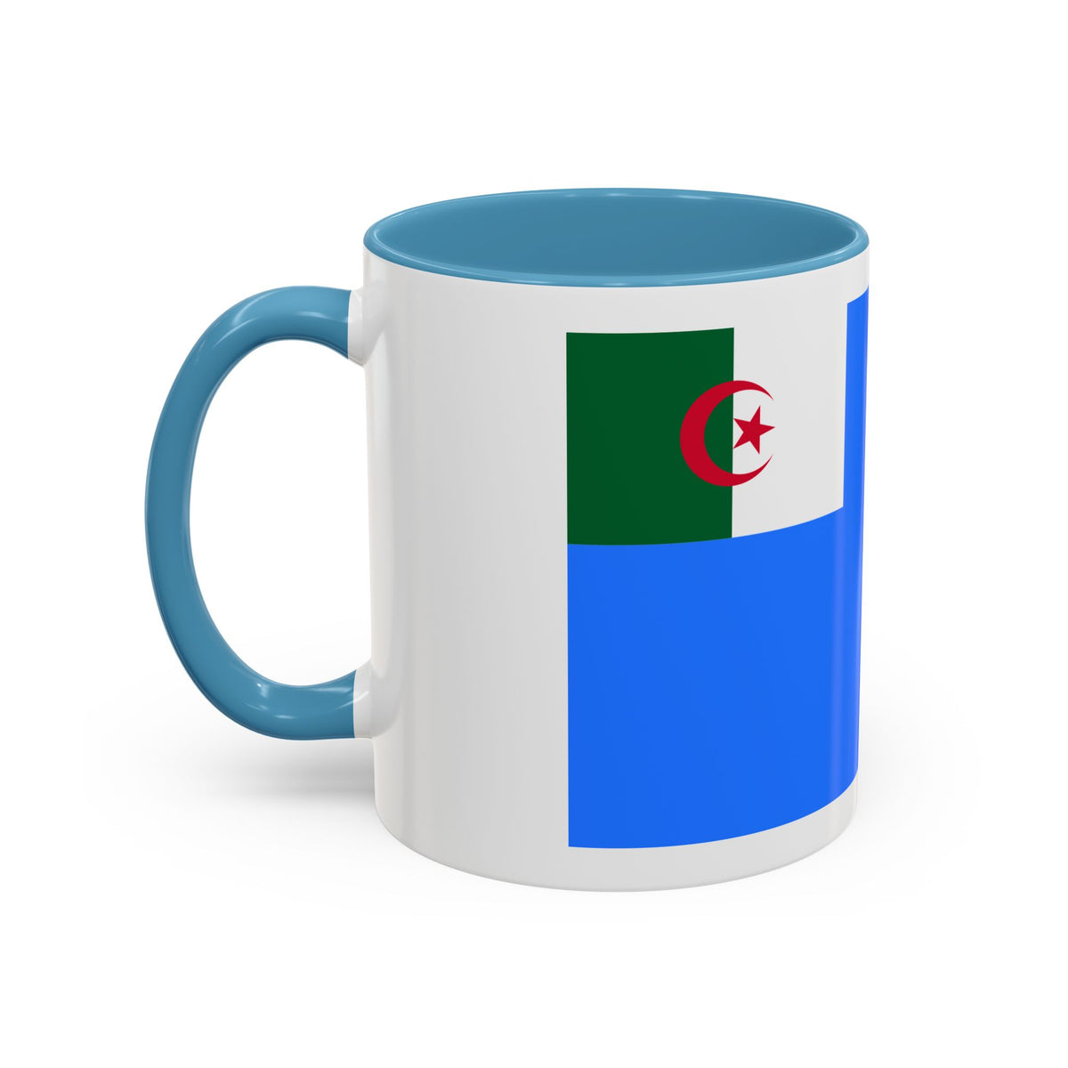 Naval Jack of Algeria - Accent Coffee Mug